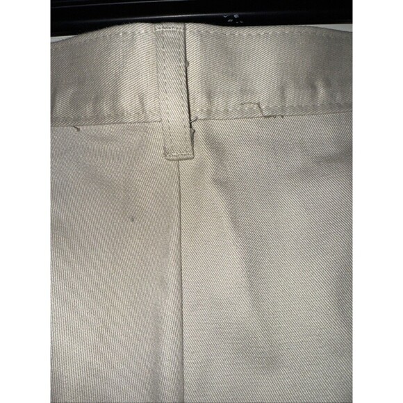 Farah Pants Men’s 36x30 Beige Khaki 100% Cotton Flat Front Casual - Picture 5 of 5